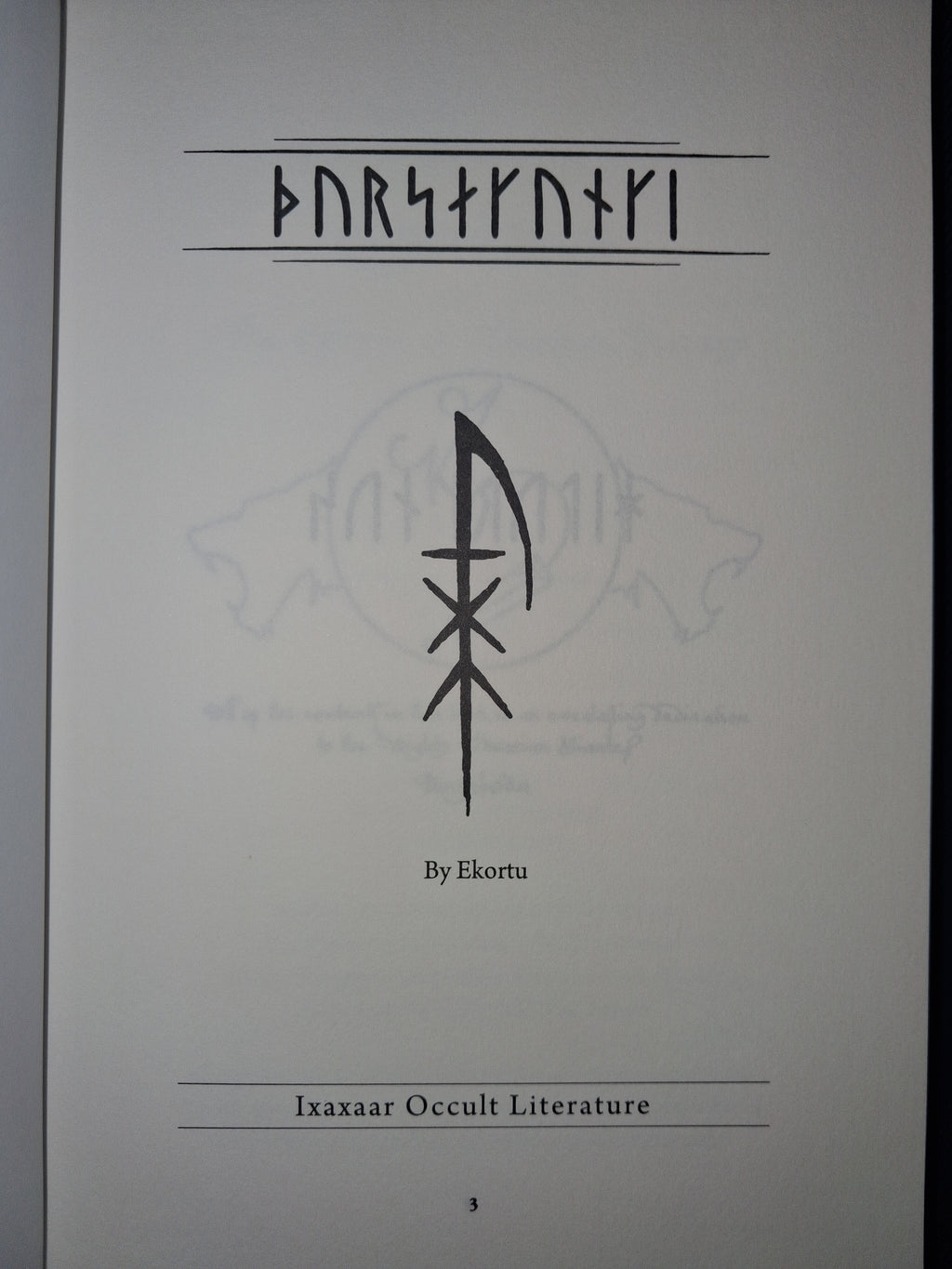 Þursakyngi I – The Essence of Thursian Sorcery - By Ekortu (Ixaxaar)
