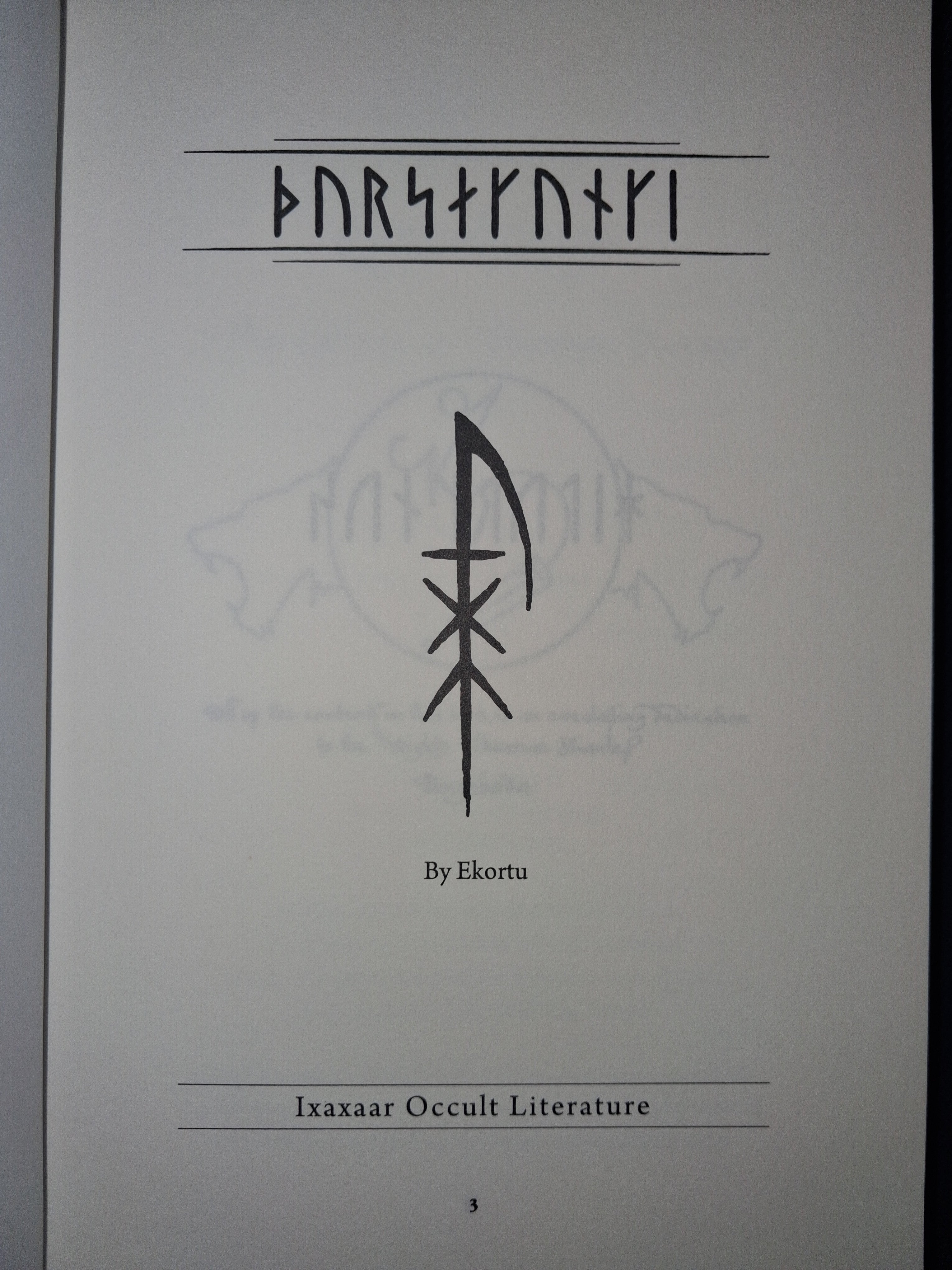 Þursakyngi I – The Essence of Thursian Sorcery - By Ekortu (Ixaxaar)
