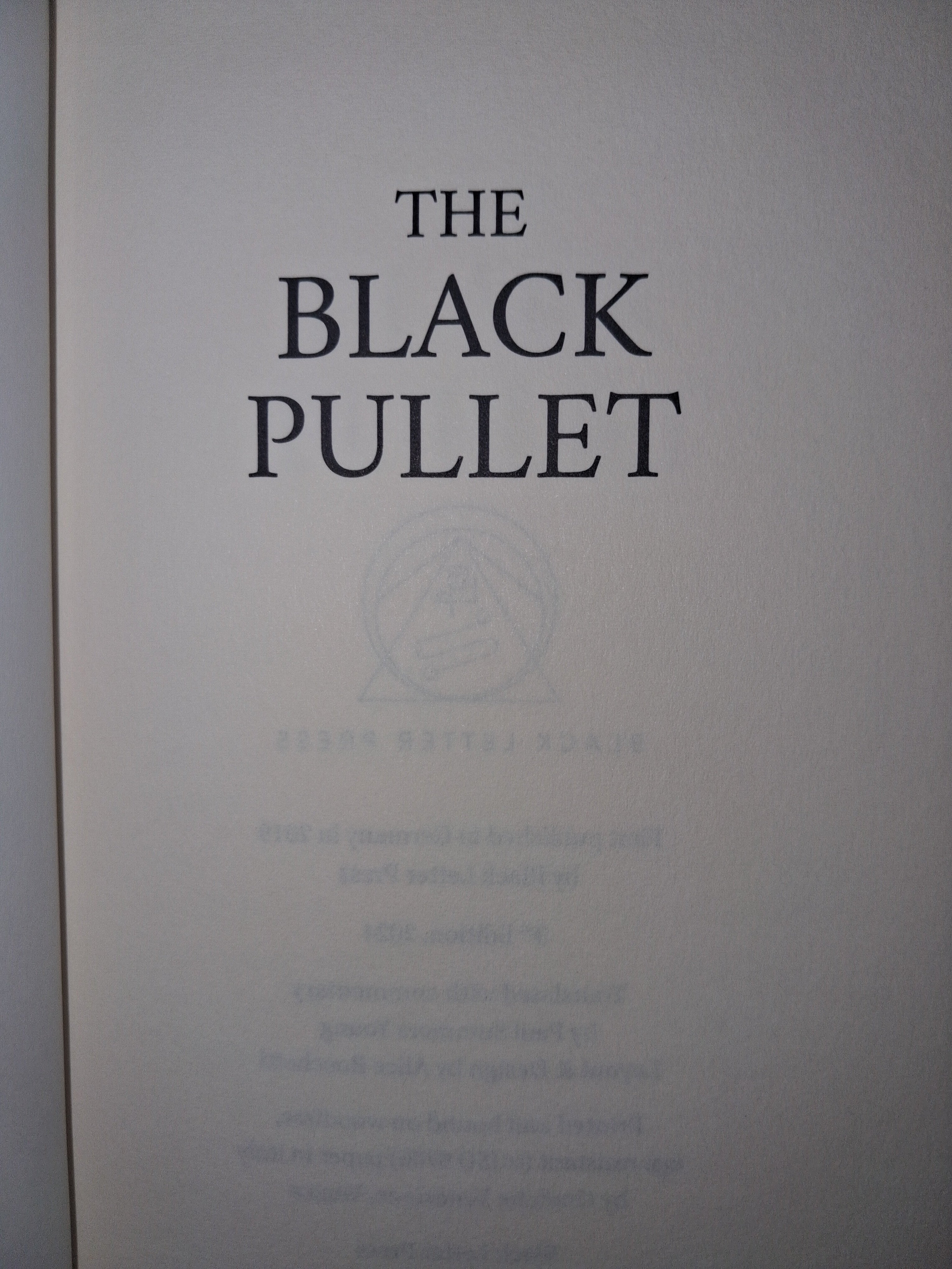 The Black Pullet — Translated, Edited & Introduced by Paul Summers Young