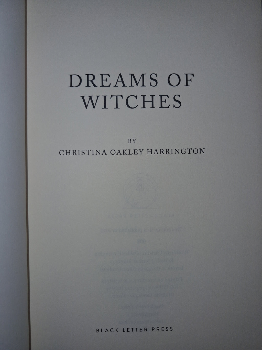 Dreams of Witches by Christina Oakley Harrington