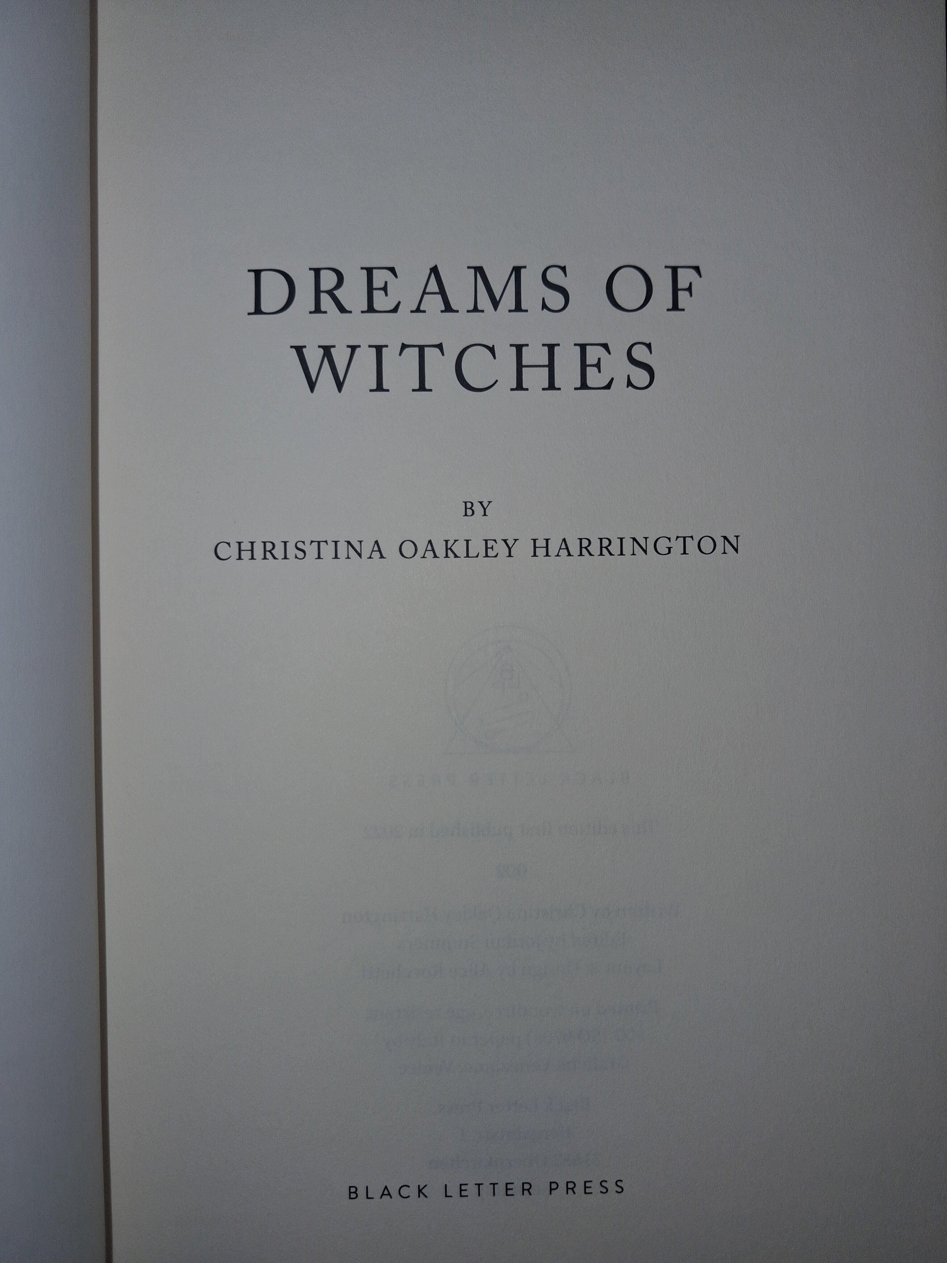 Dreams of Witches by Christina Oakley Harrington