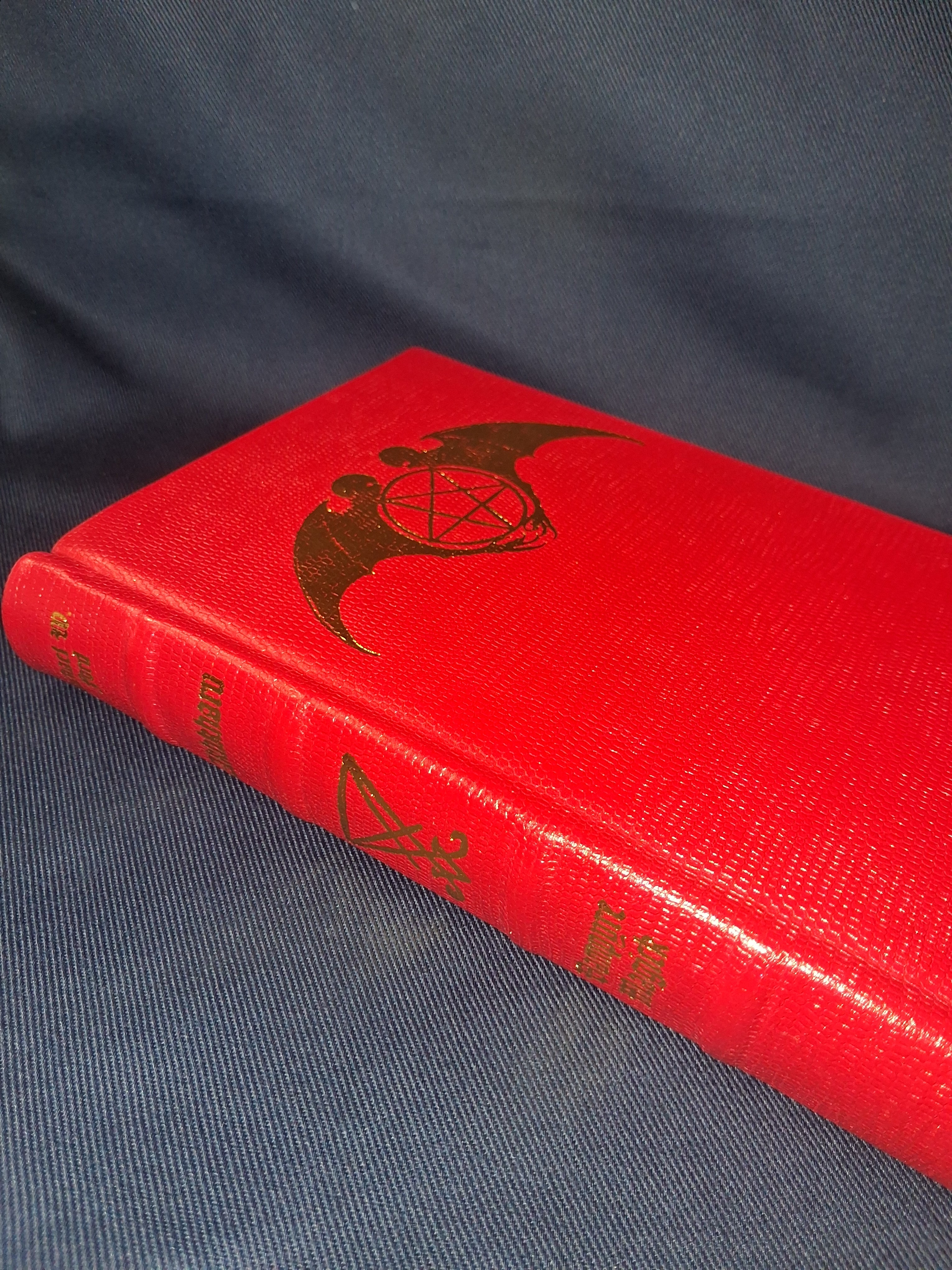 Akhkharu: Vampyre Magick (Deluxe Red Goat Leather Edition) by Michael W. Ford