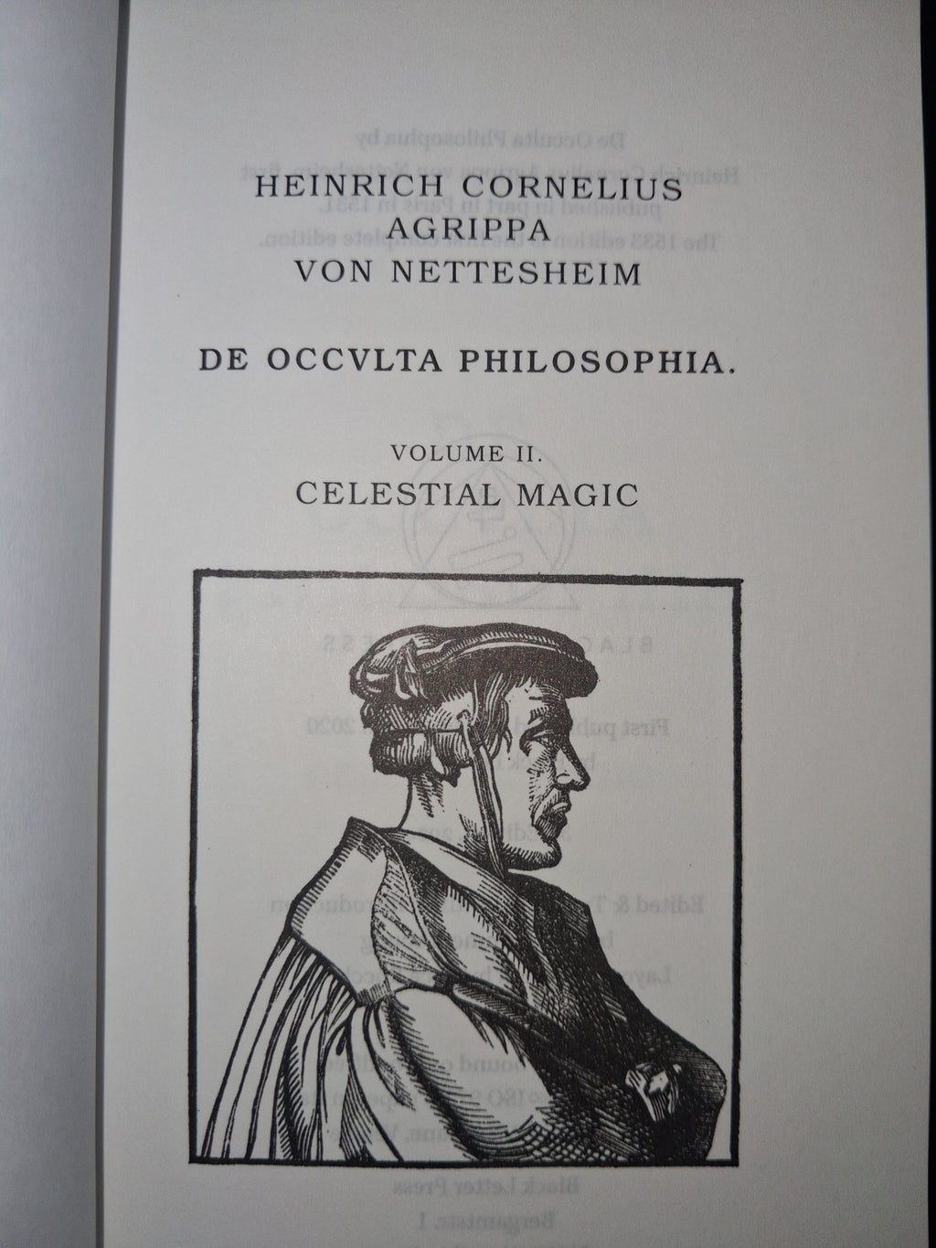 De Occulta Philosophia Vol. II: Celestial Magic by Heinrich Cornelius Agrippa