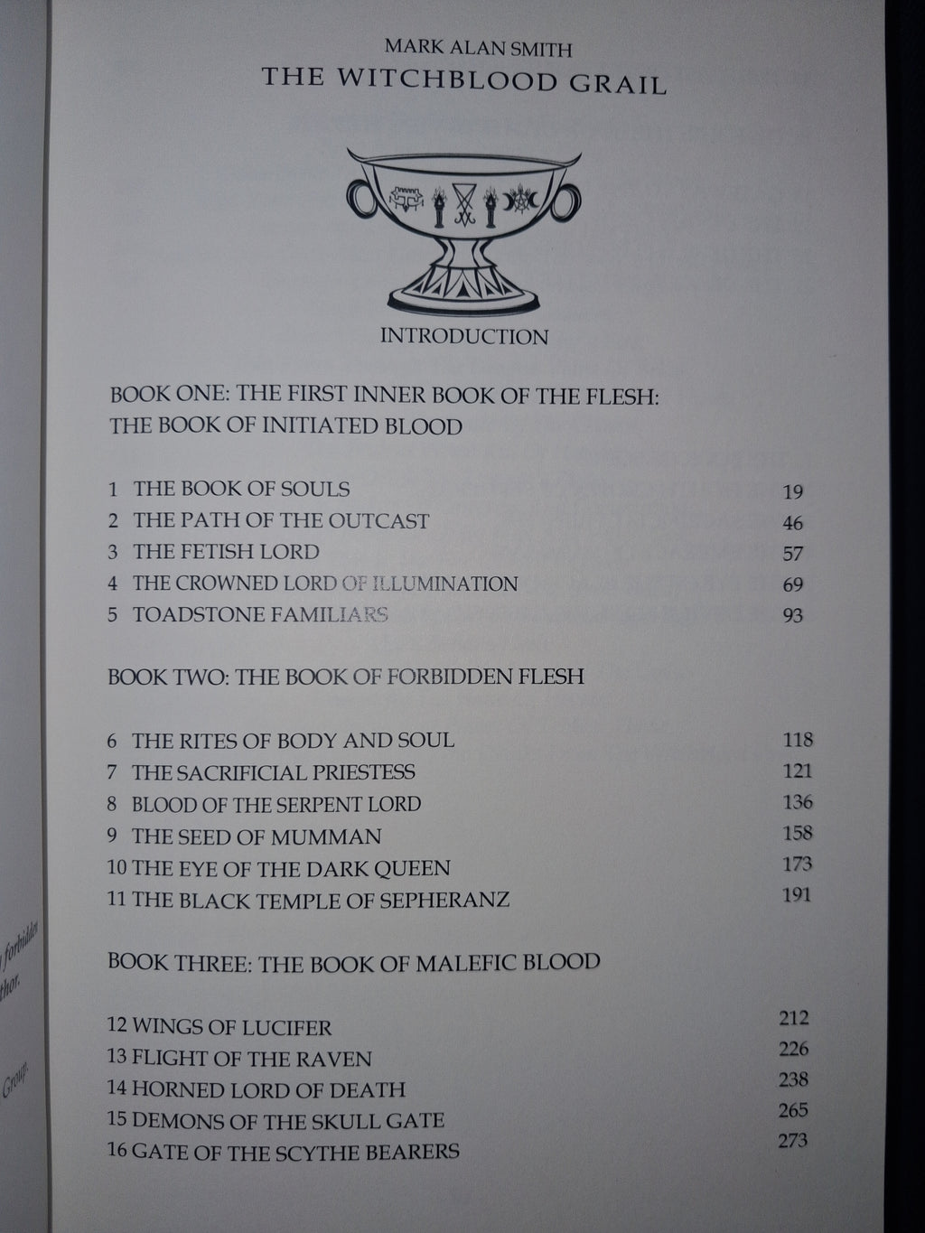 The Witchblood Grail: Skull-Chalice Edition by Mark Alan Smith