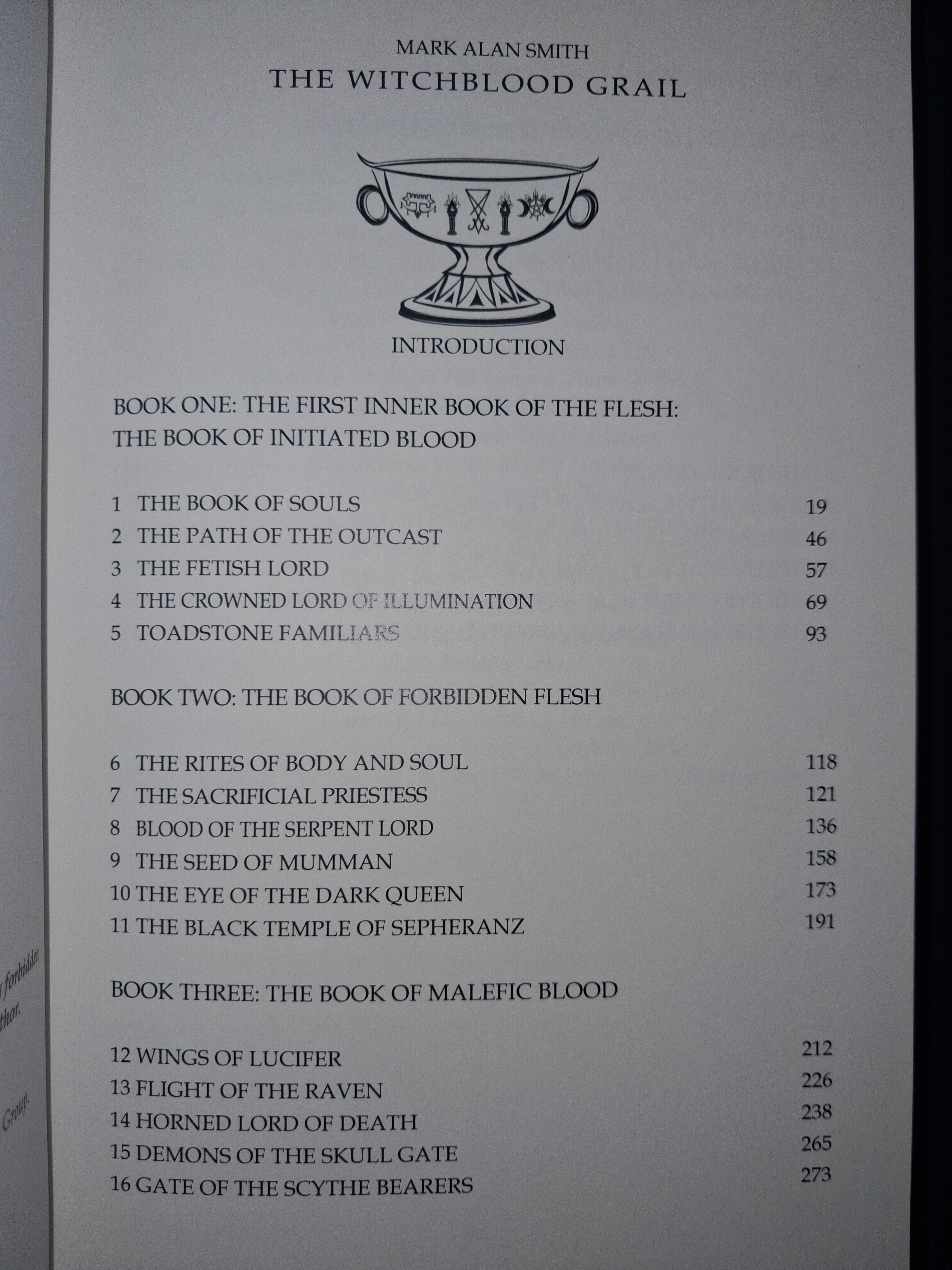 The Witchblood Grail: Skull-Chalice Edition by Mark Alan Smith