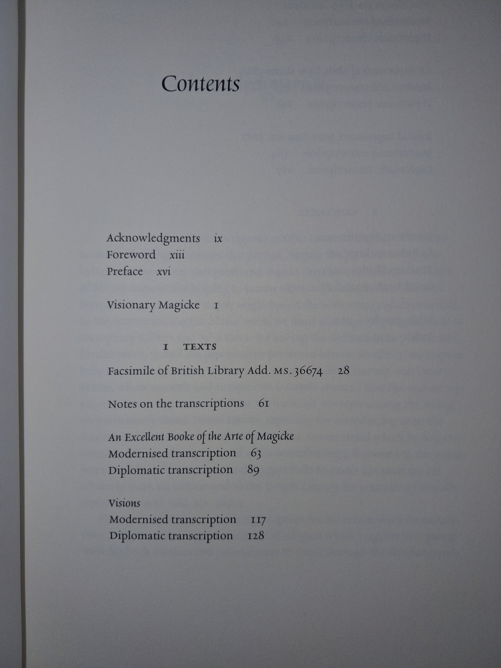 An Excellent Booke of the Arte of Magicke Hardcover — edited by Phil Legard