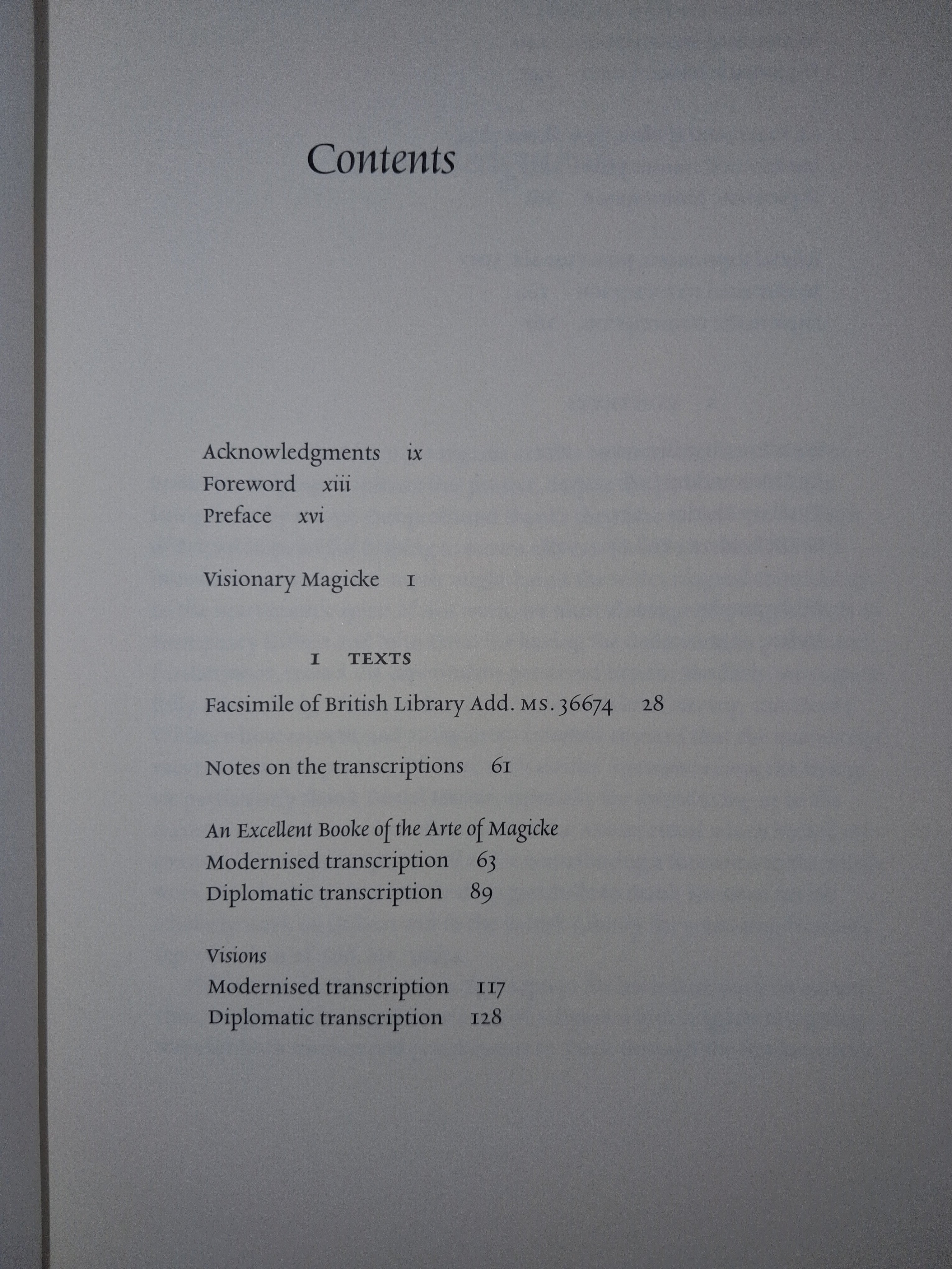 An Excellent Booke of the Arte of Magicke Hardcover — edited by Phil Legard
