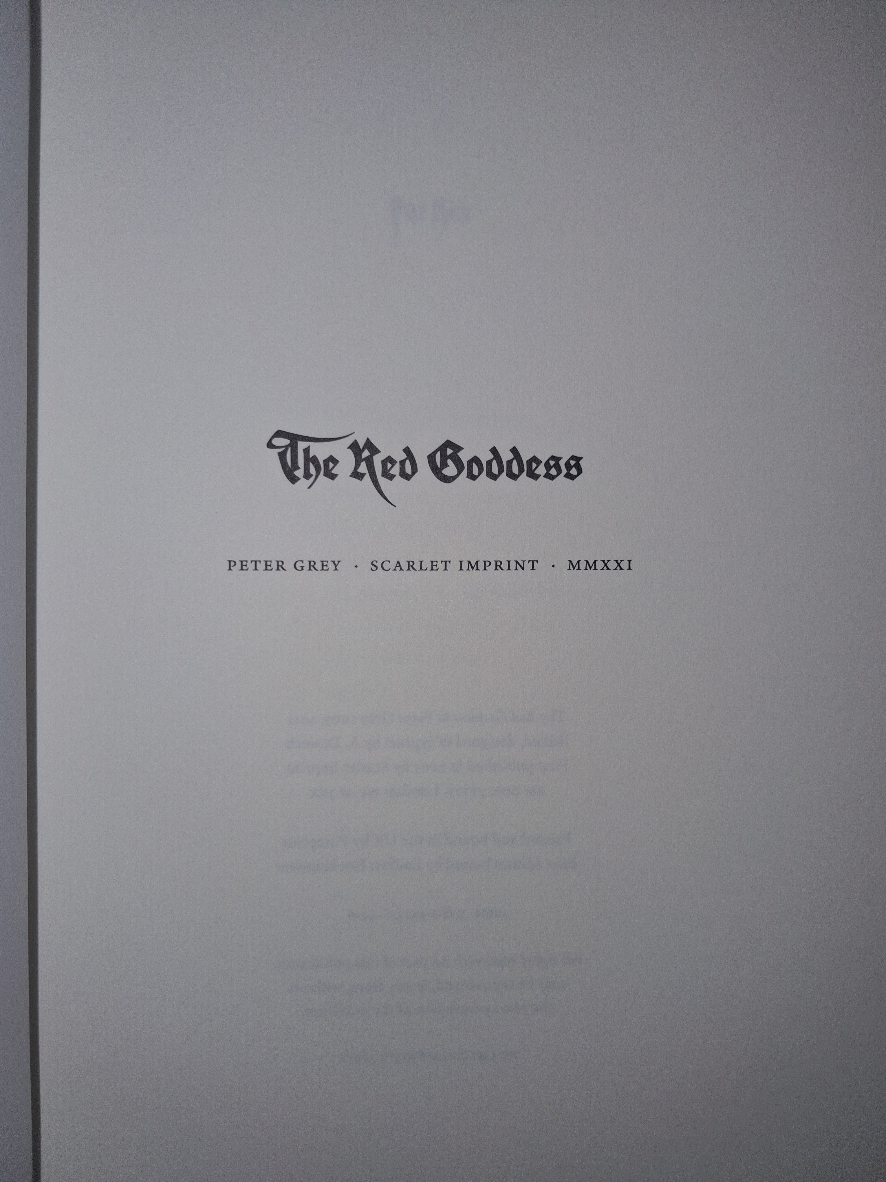 The Red Goddess (Pearl Edition) by Peter Grey – Babalon, Divine Feminine & Western Esotericism