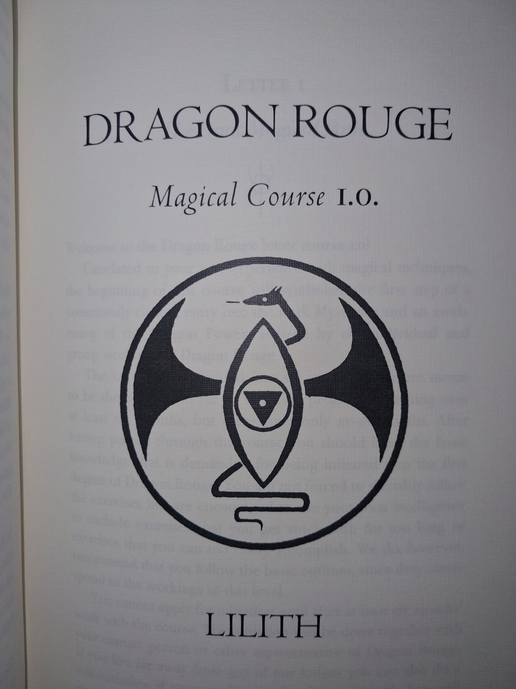 Draconian Initiations: The Dragon Rouge Magical Courses by Thomas Karlsson (Deluxe Edition) – Left-Hand Path & Qliphothic Initiation