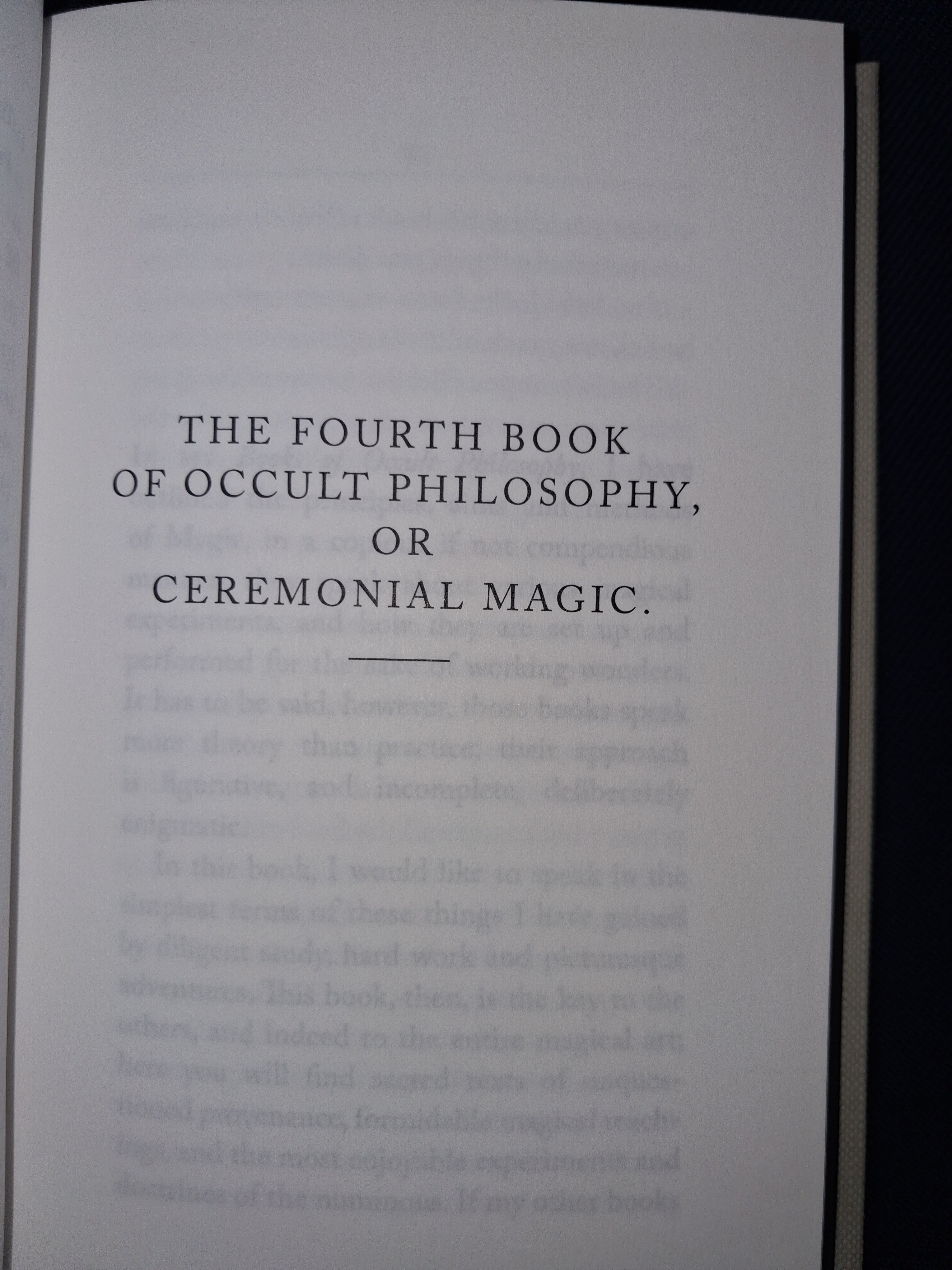 De Occulta Philosophia Vol. IV: The Fourth Book by Heinrich Cornelius Agrippa