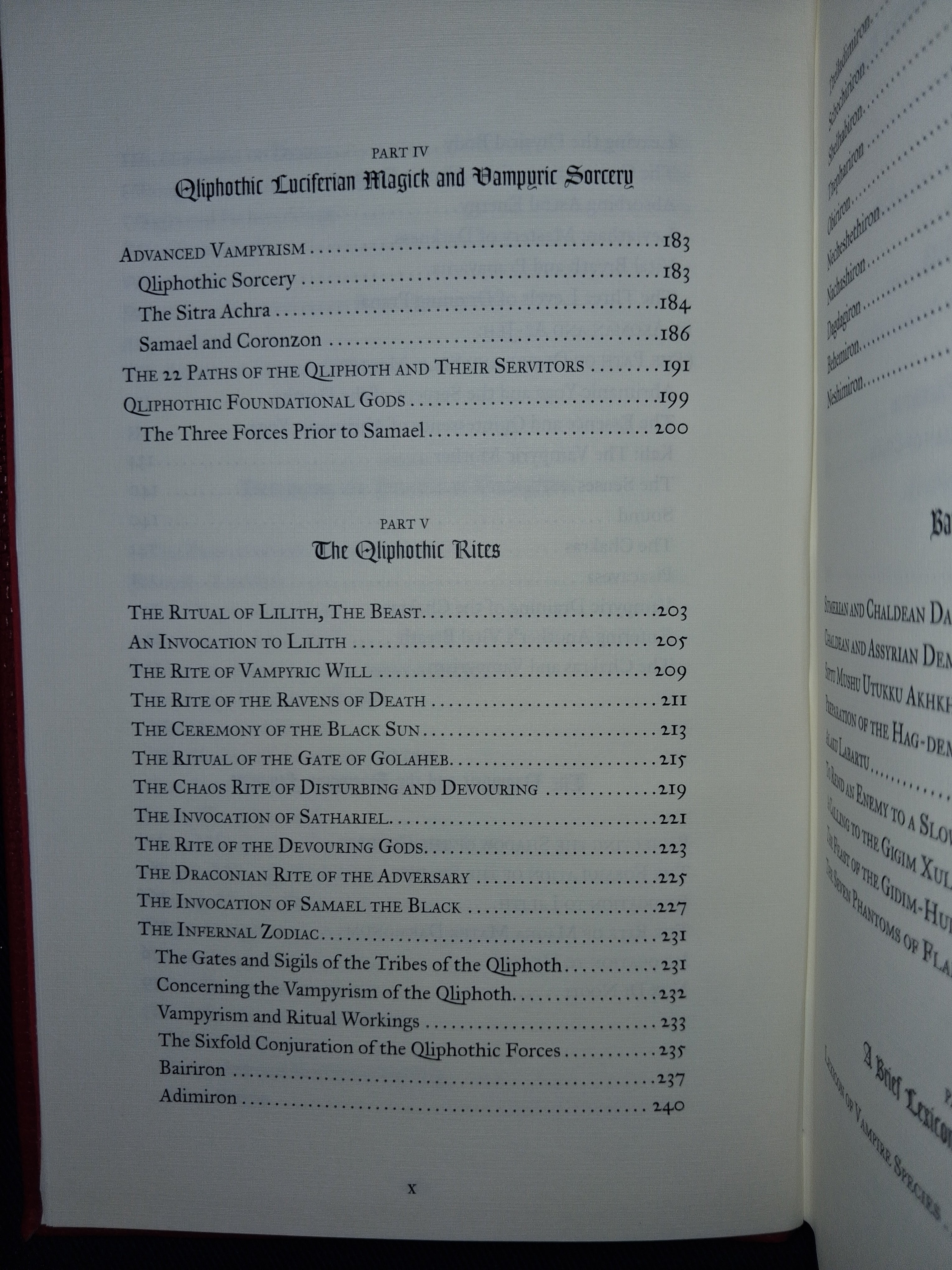 Akhkharu: Vampyre Magick (Deluxe Red Goat Leather Edition) by Michael W. Ford