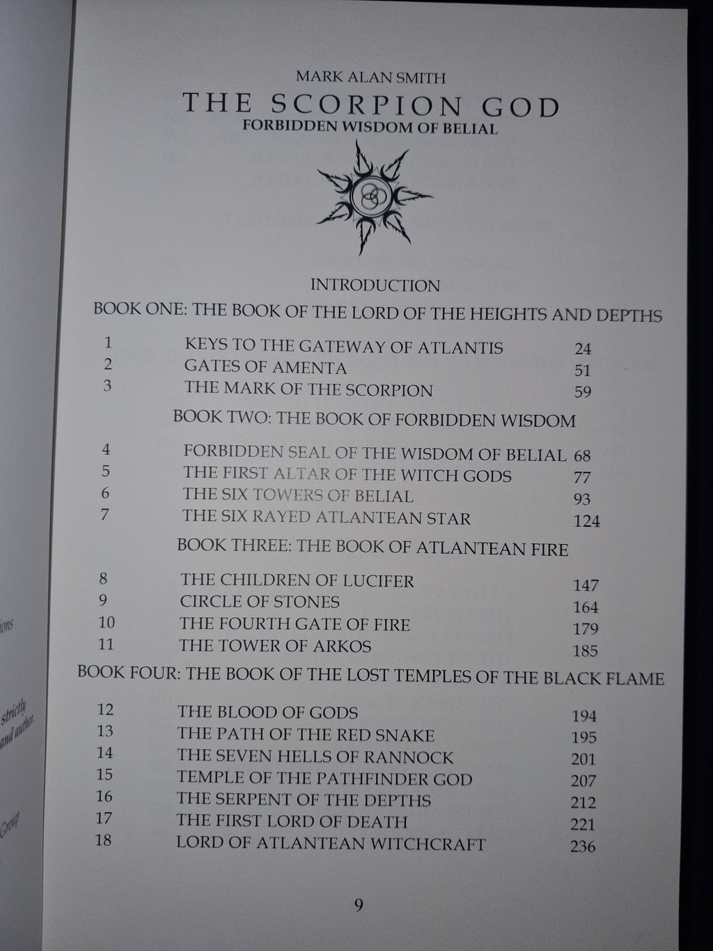 The Scorpion God: Atlantean Witchblood Edition – by Mark Alan Smith