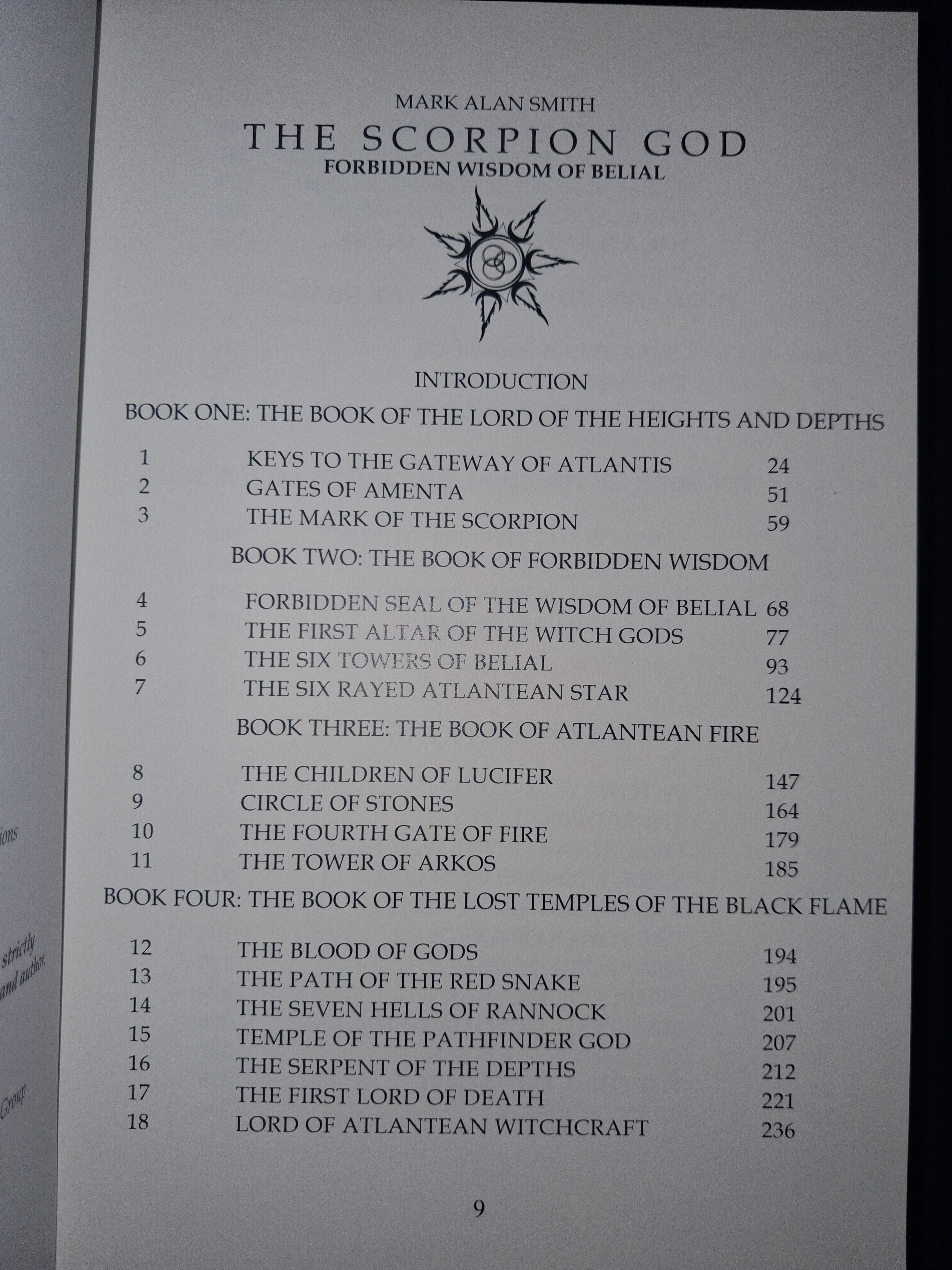 The Scorpion God: Atlantean Witchblood Edition – by Mark Alan Smith