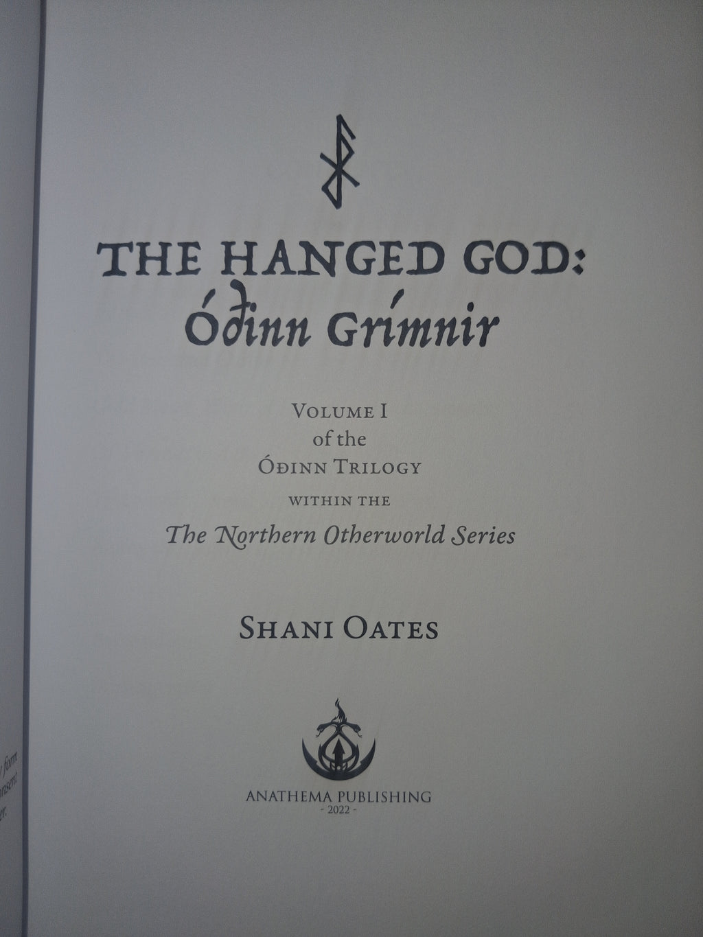 The Hanged God: Óðinn Grímnir (Collectors edition, Vol. I) – Shani Oates