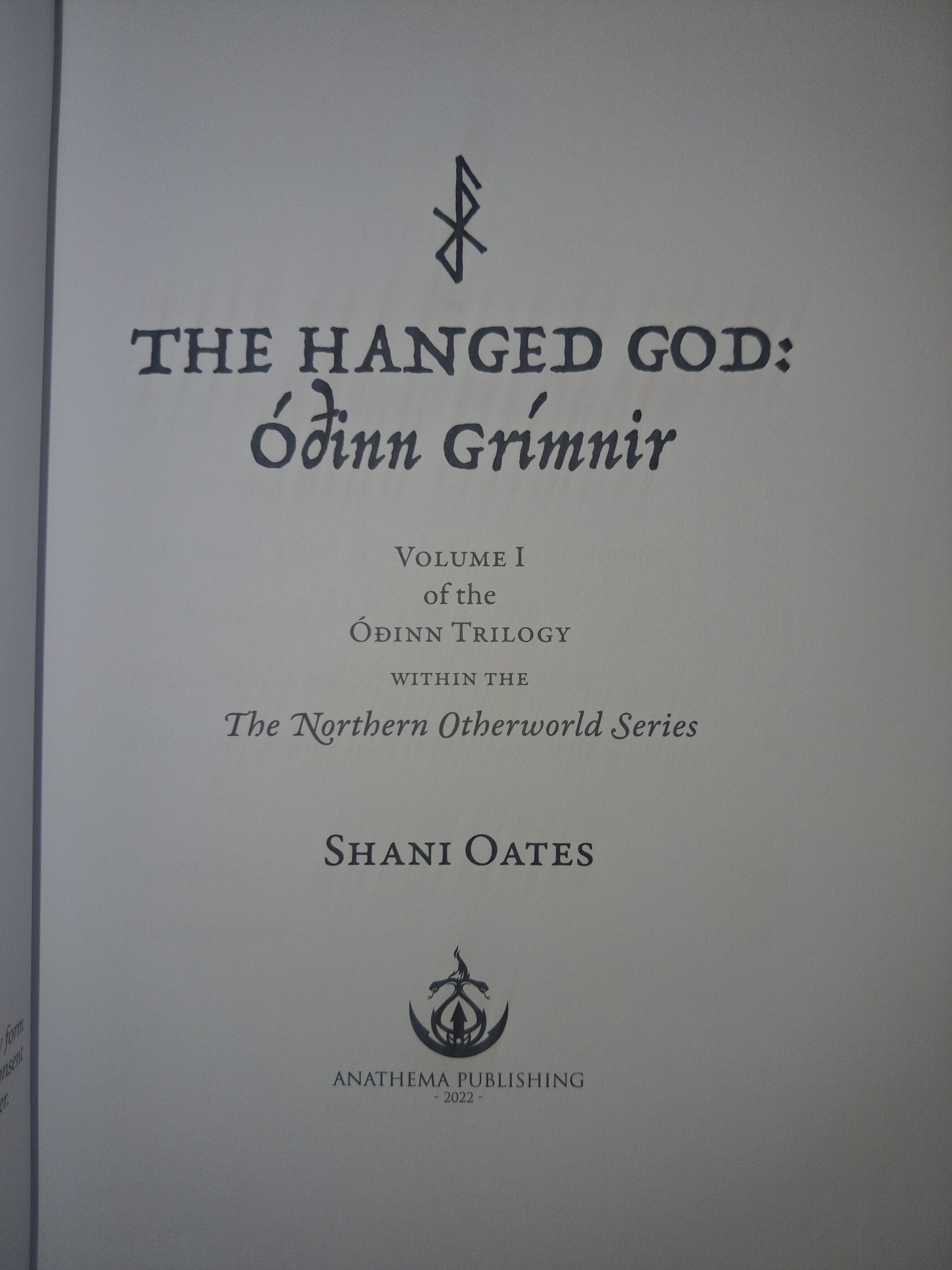 The Hanged God: Óðinn Grímnir (Collectors edition, Vol. I) – Shani Oates