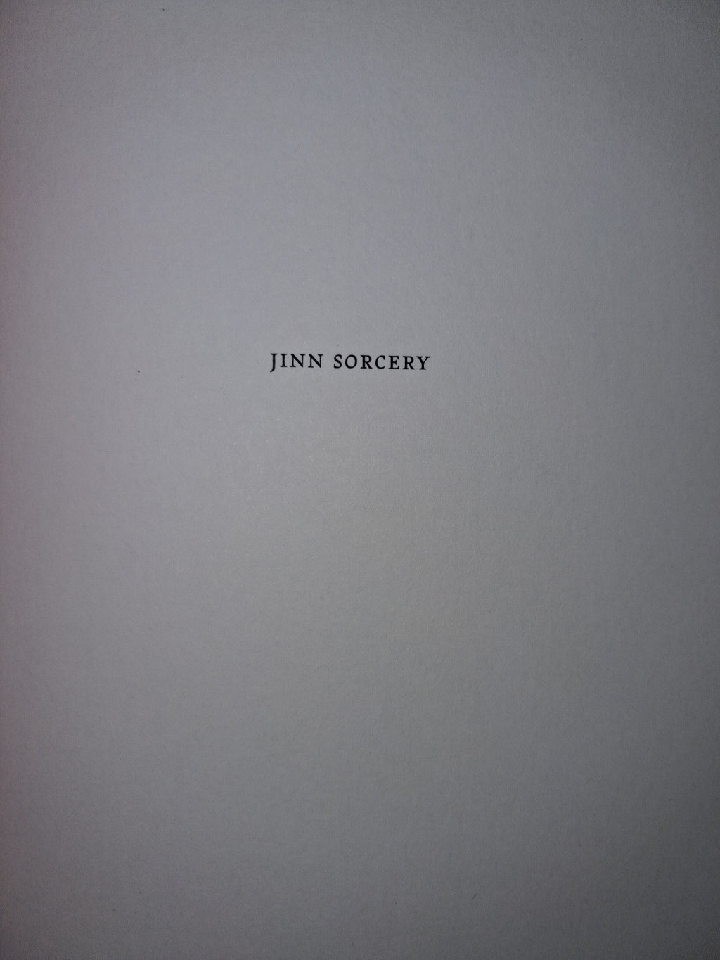 Jinn Sorcery by Rain Al-Alim