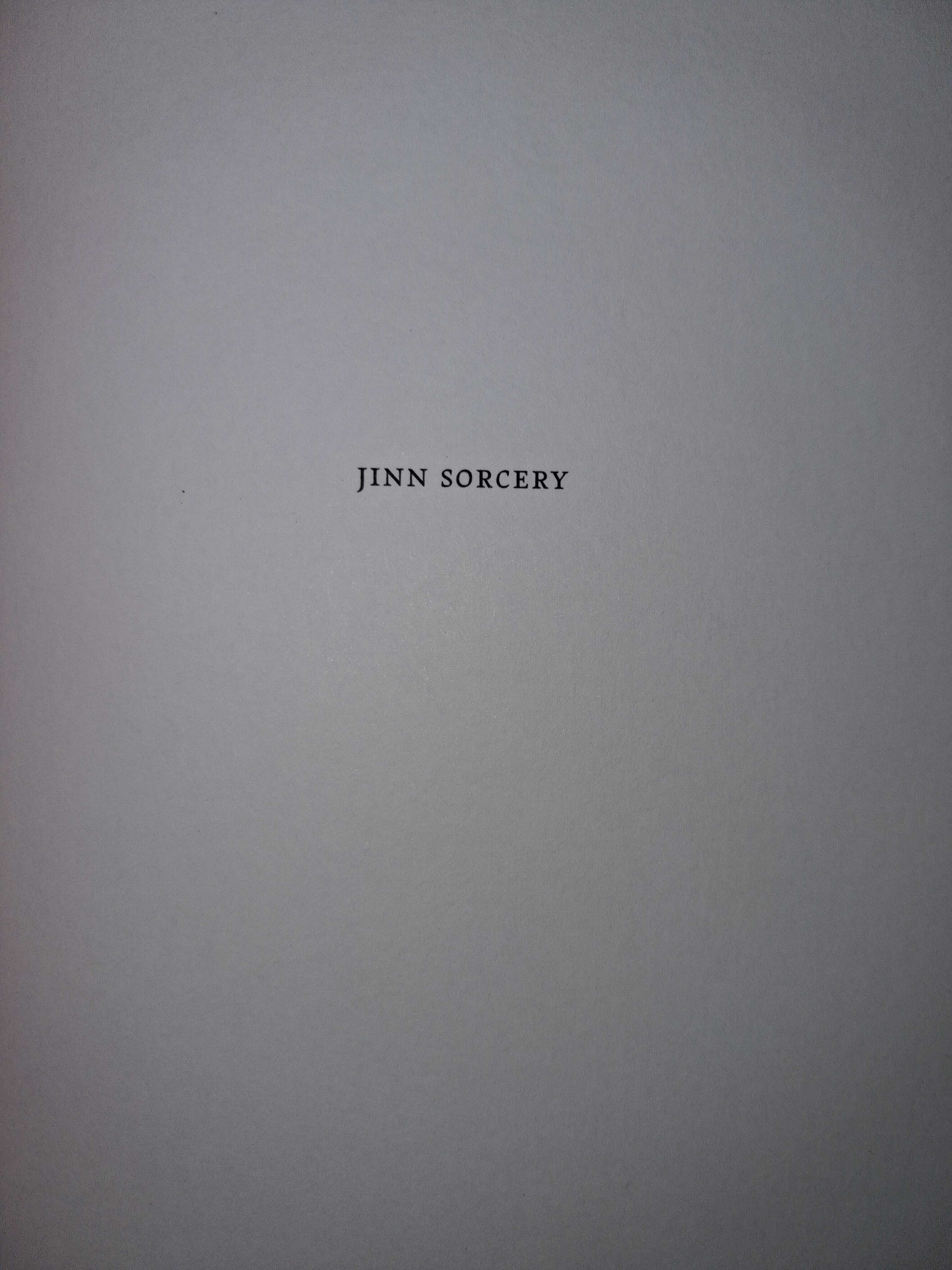 Jinn Sorcery by Rain Al-Alim