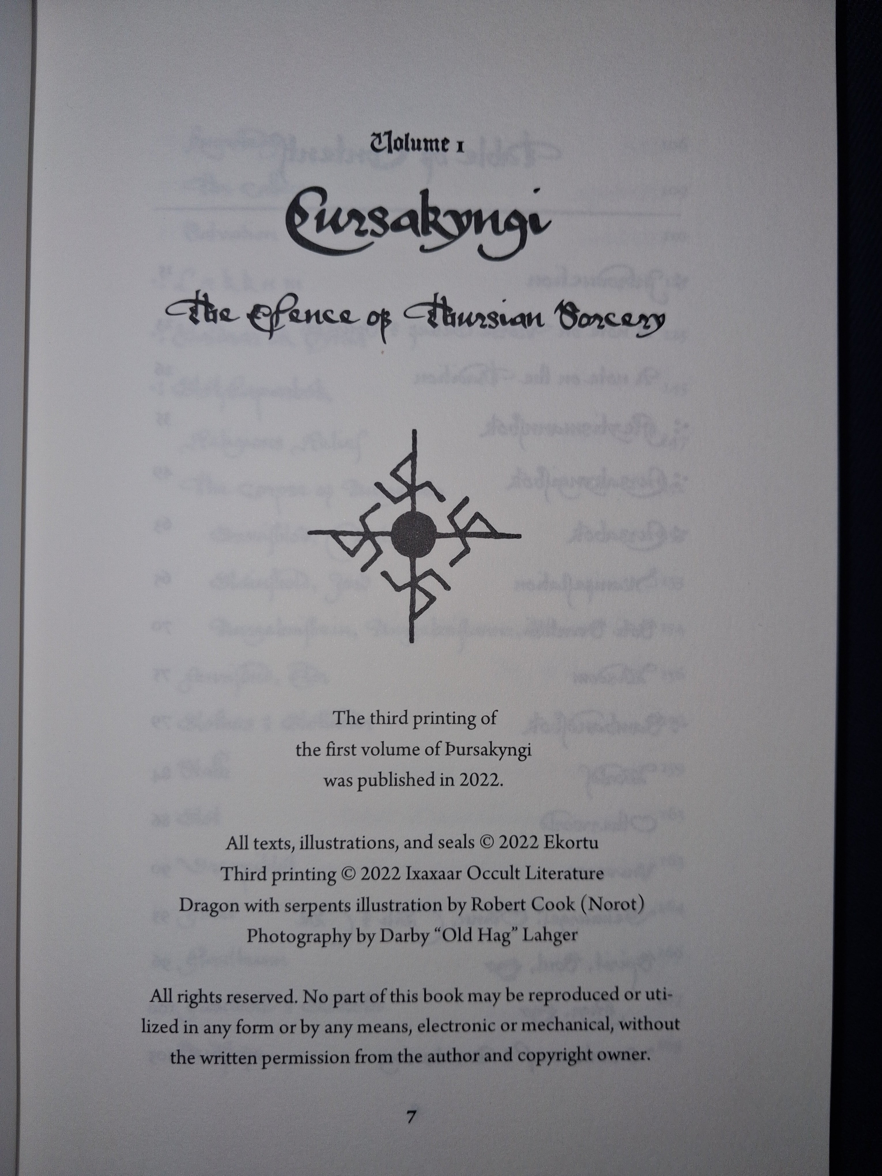 Þursakyngi I – The Essence of Thursian Sorcery - By Ekortu (Ixaxaar)