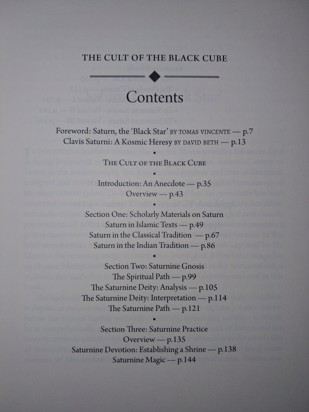 The Cult of the Black Cube: A Saturnian Grimoire - by Arthur Moros