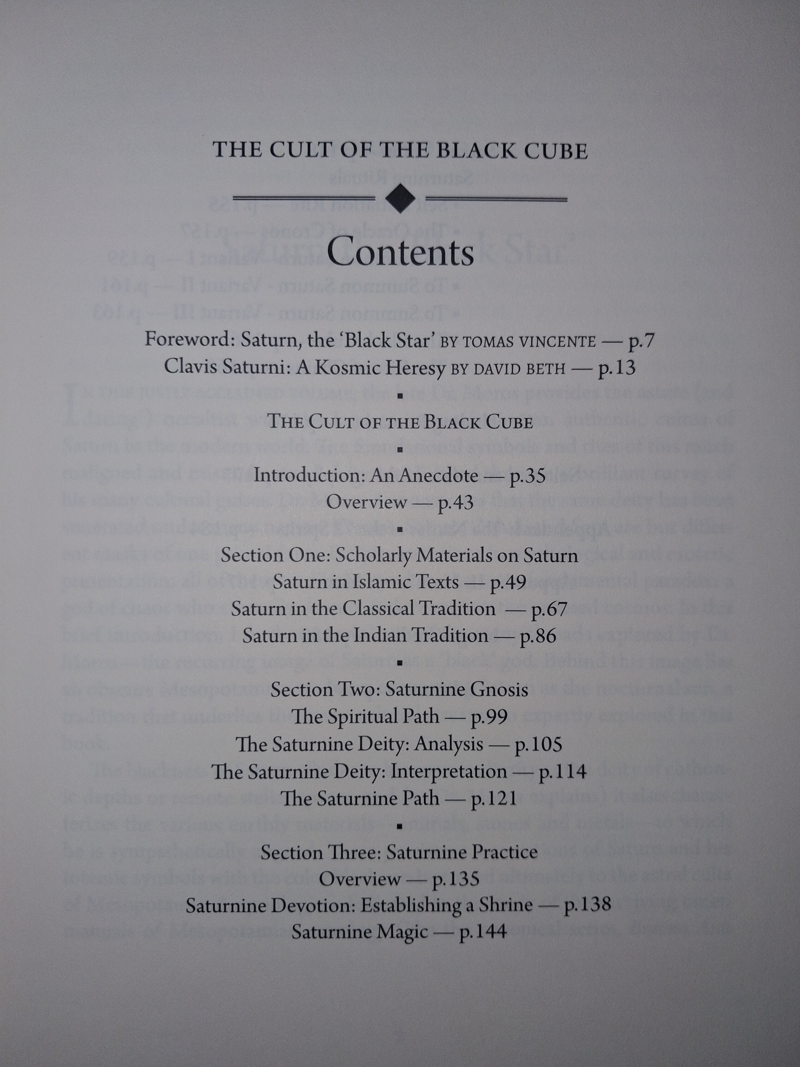 The Cult of the Black Cube: A Saturnian Grimoire - by Arthur Moros