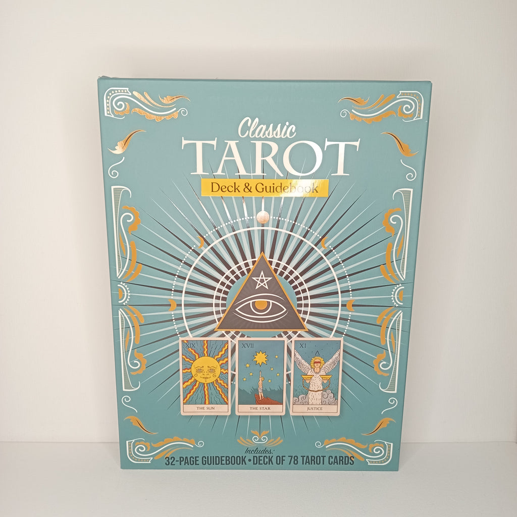 Classic Tarot Kit (Guidebook & 78-Card Deck)