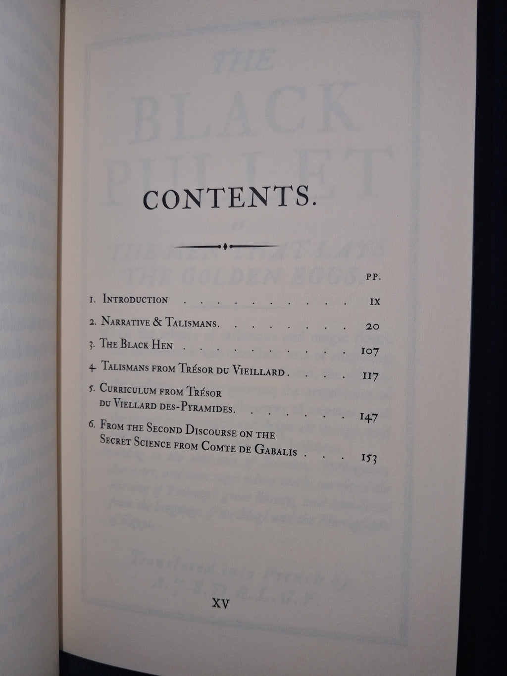 The Black Pullet — Translated, Edited & Introduced by Paul Summers Young
