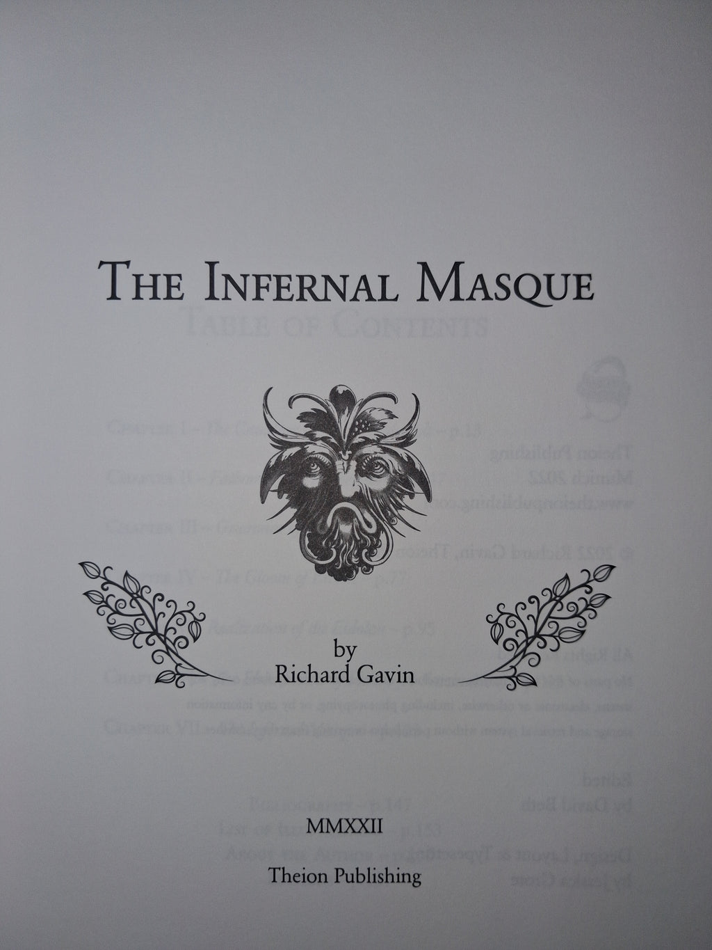 The Infernal Masque - Richard Gavin