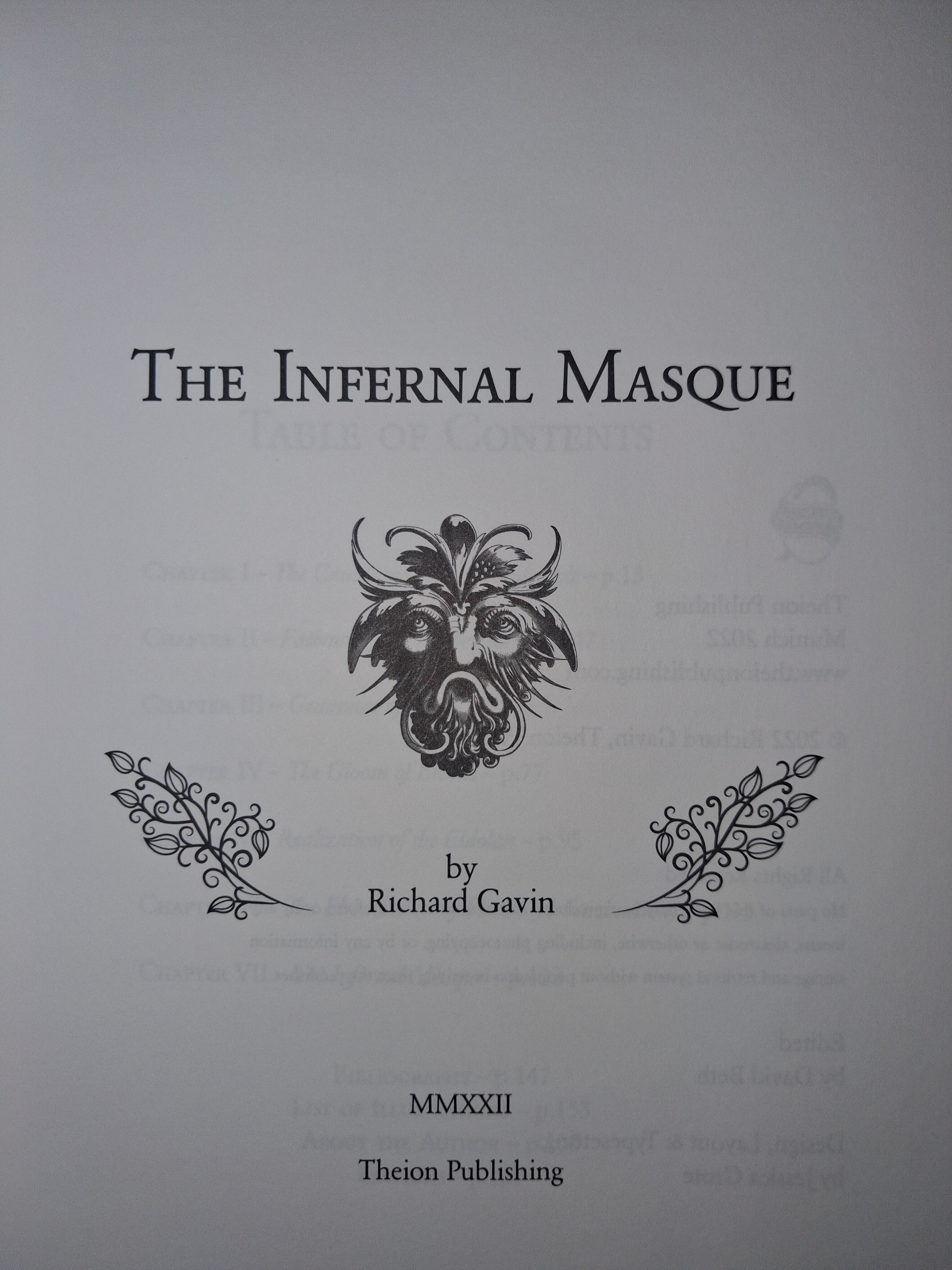 The Infernal Masque - Richard Gavin