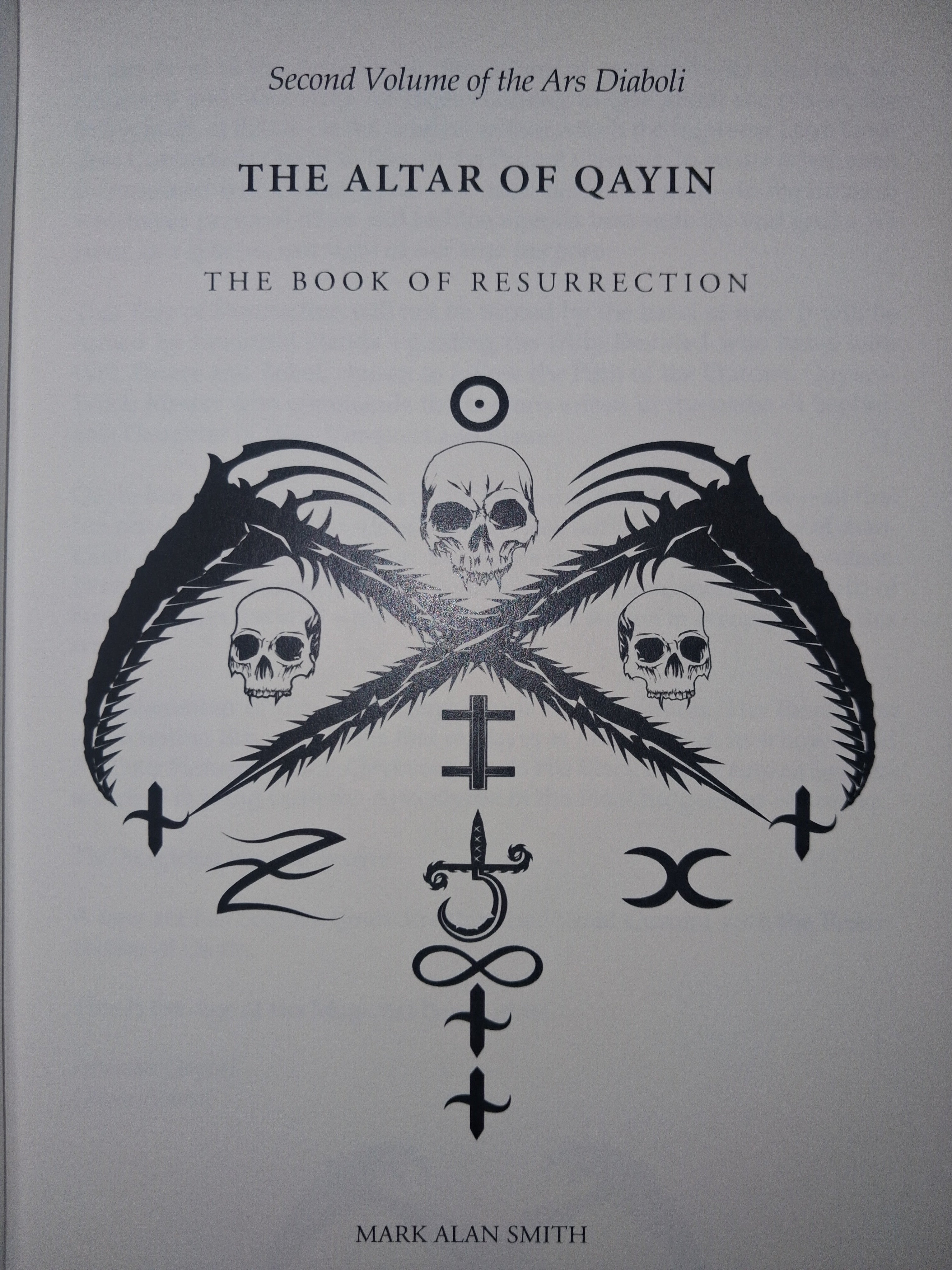 The Altar of Qayin: Arkonian Scythe Edition – by Mark Alan Smith