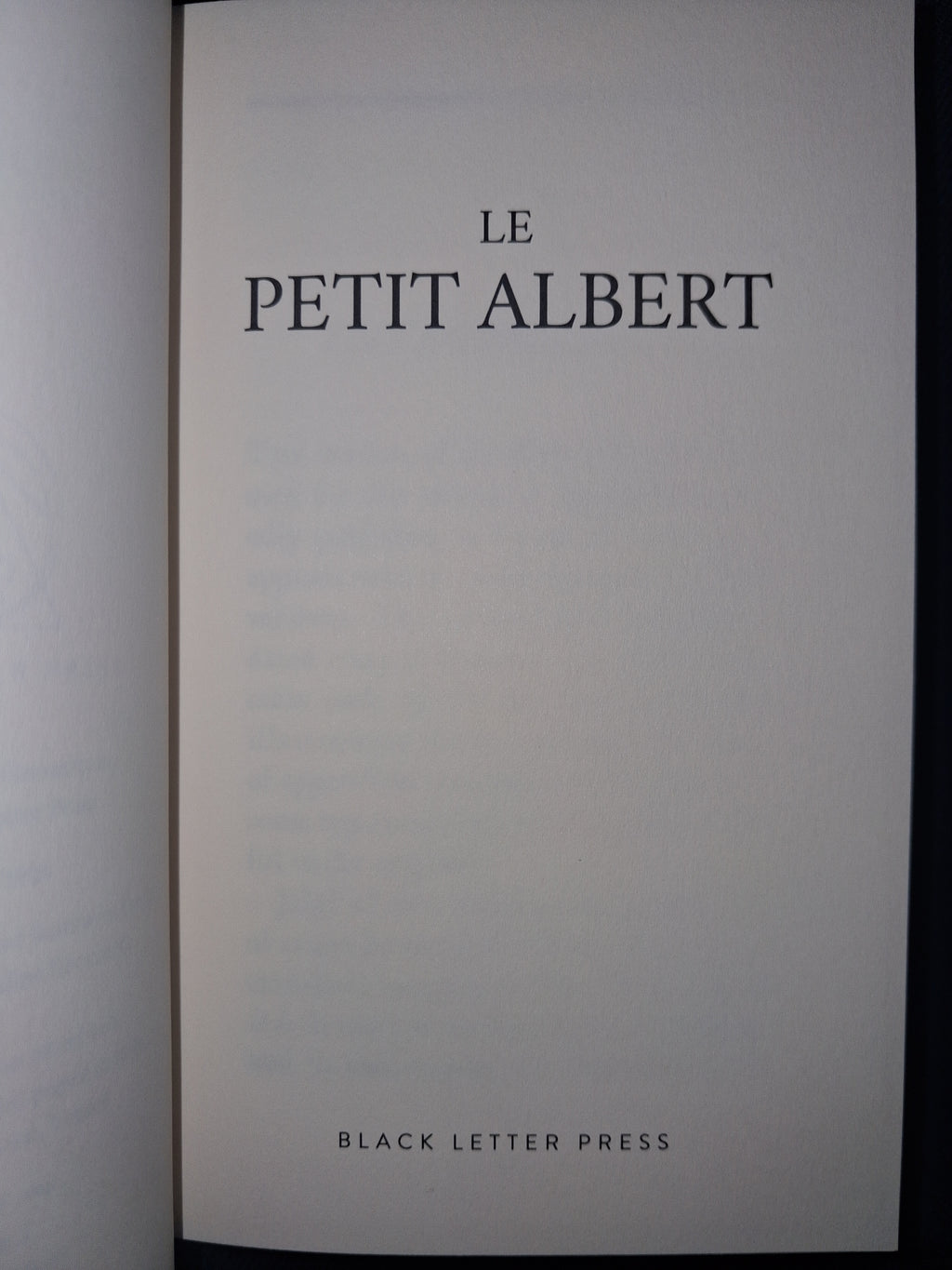 Le Petit Albert — Translated, Edited & Introduced by Paul Summers Young