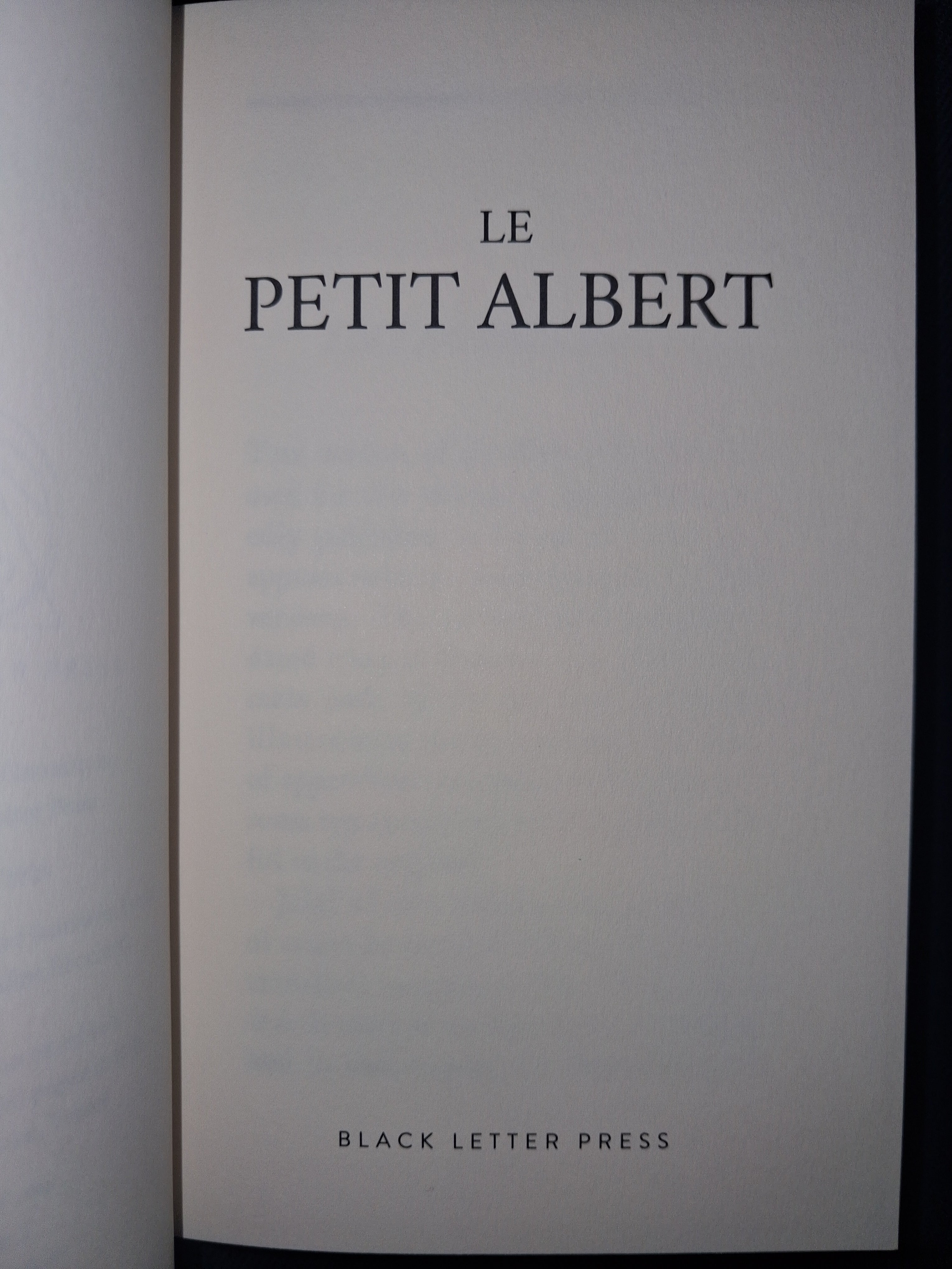 Le Petit Albert — Translated, Edited & Introduced by Paul Summers Young