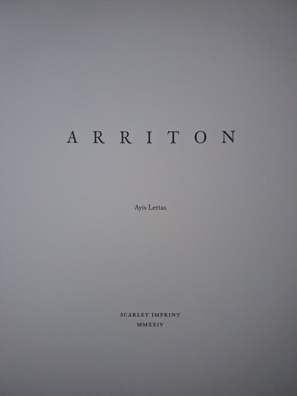 Arriton by Ayis Lertas