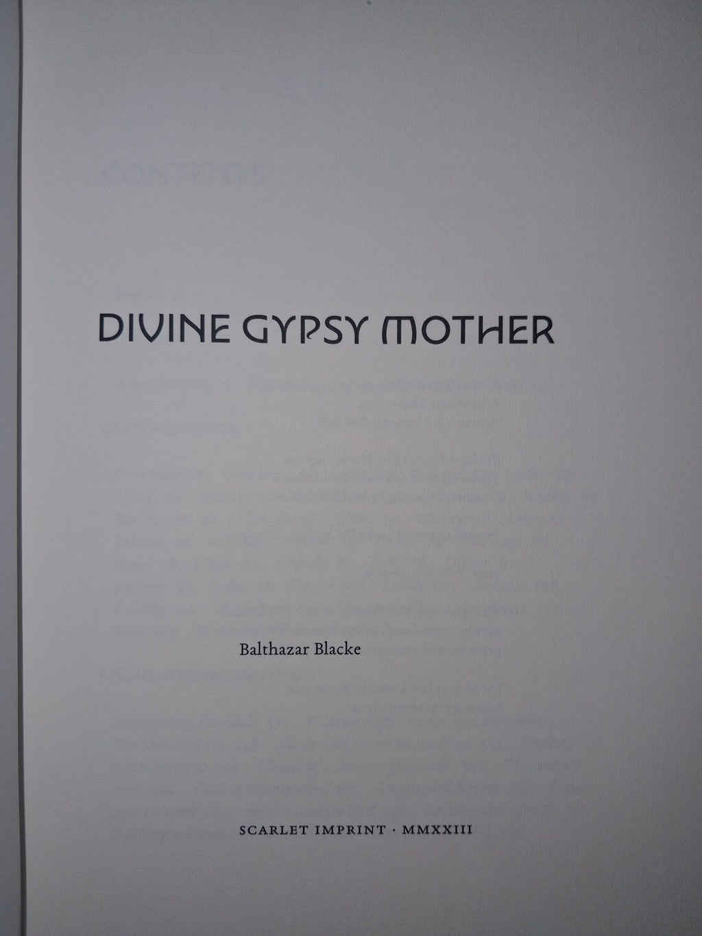 Divine Gypsy Mother by Balthazar Blacke · Artwork by Alexander Daniloff