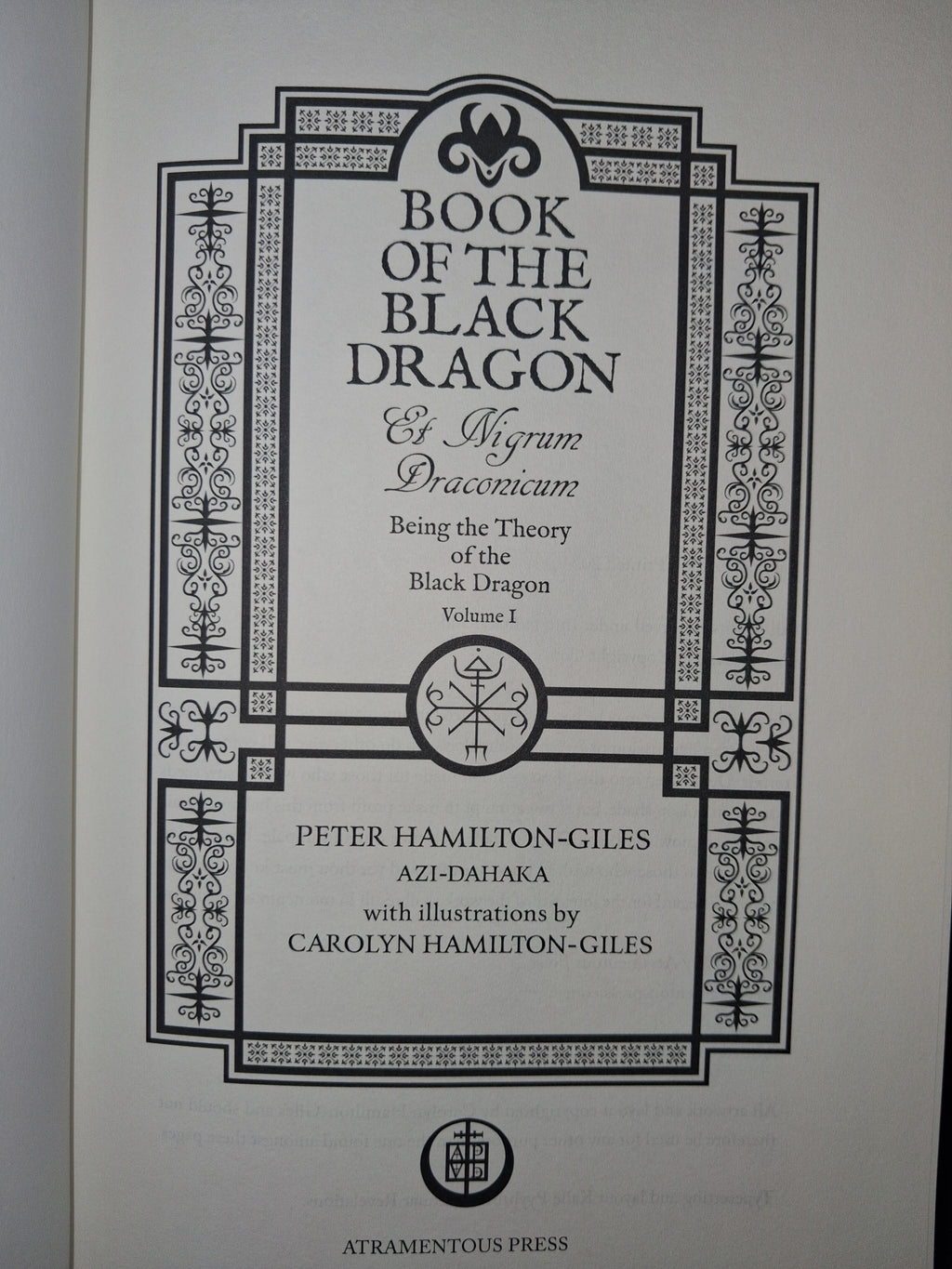 Book of the Black Dragon Volume I – Library Edition(Signed Library Edition)