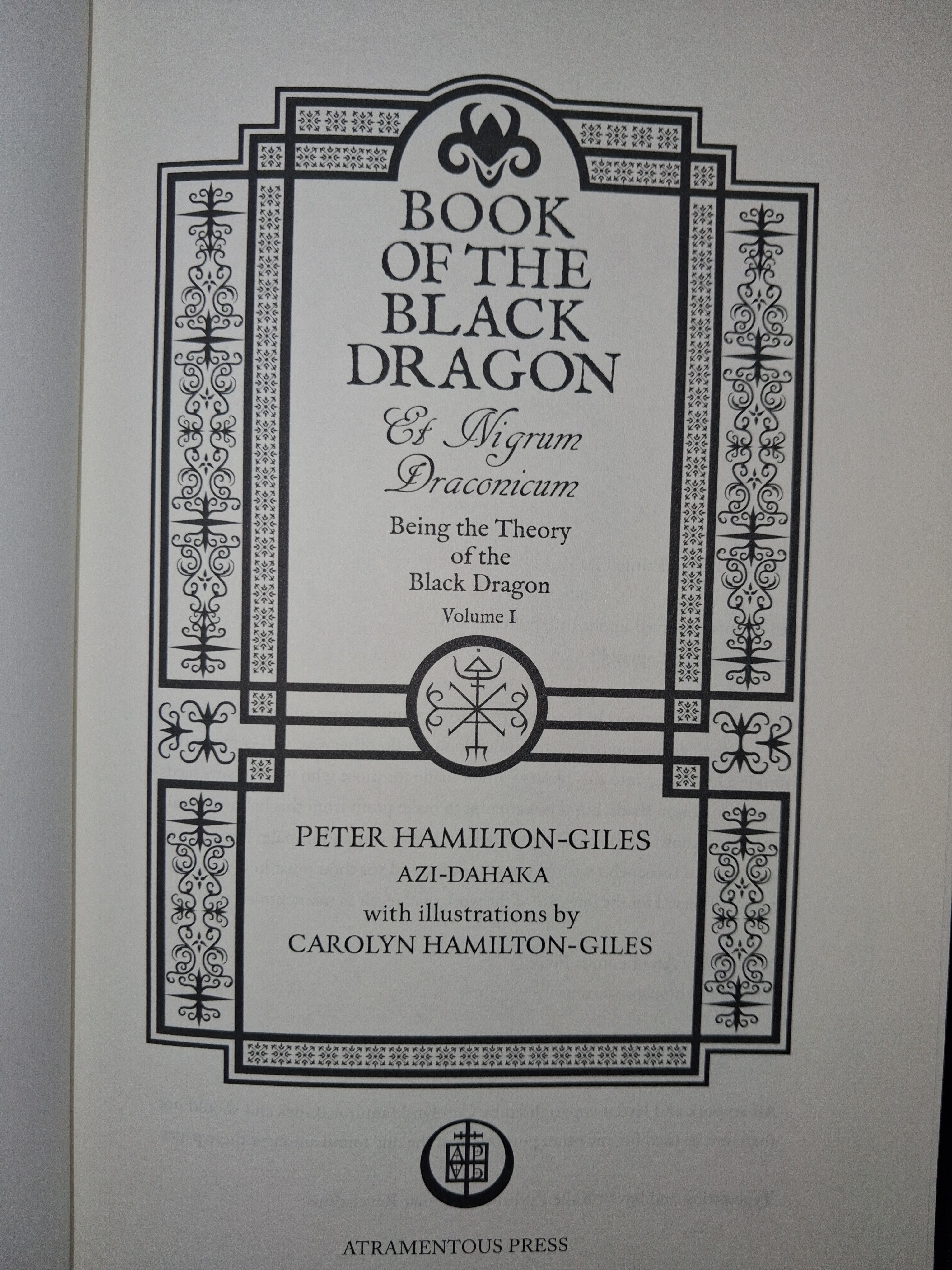 Book of the Black Dragon Volume I – Library Edition(Signed Library Edition)