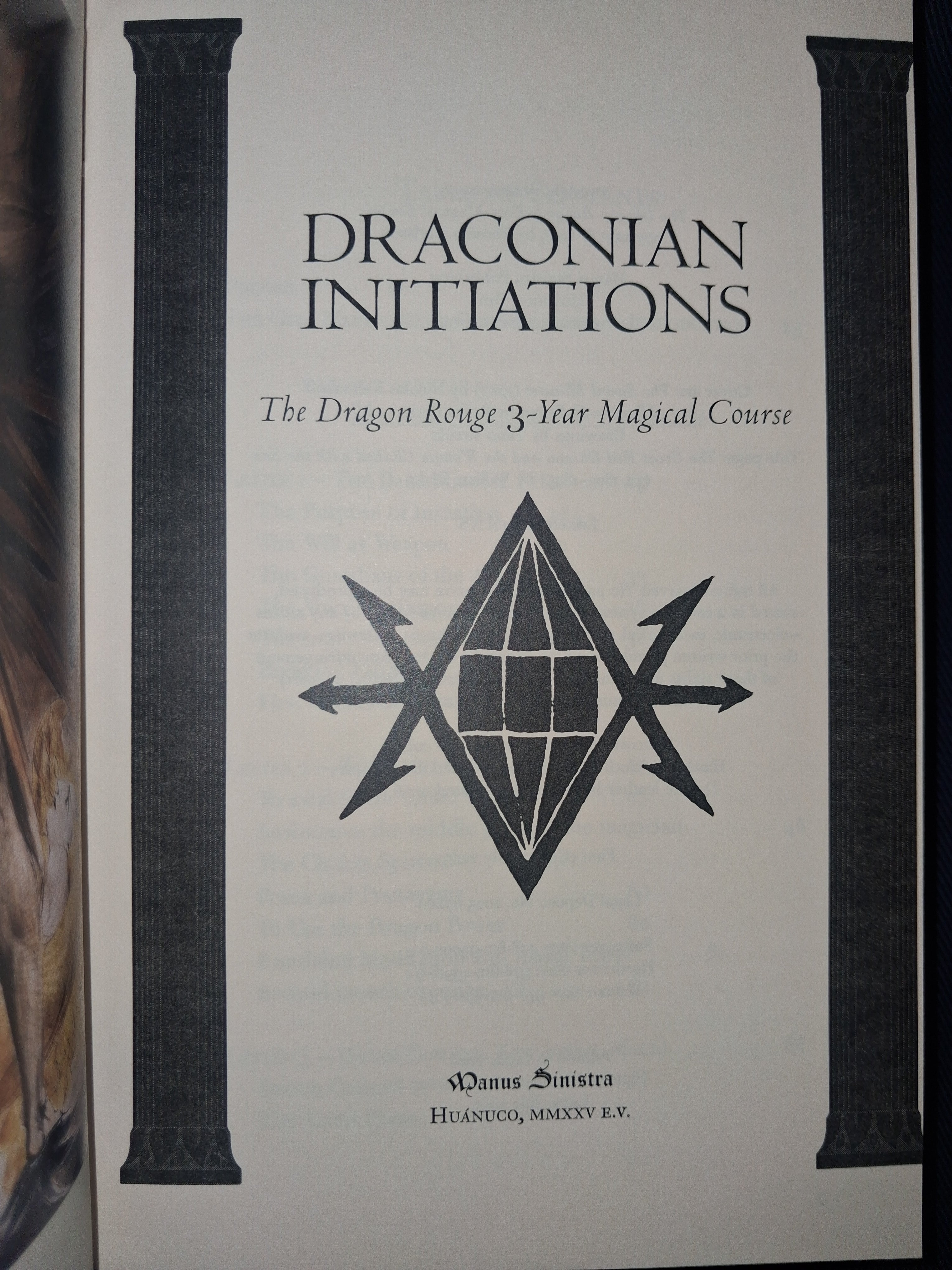 Draconian Initiations: The Dragon Rouge Magical Courses by Thomas Karlsson – Draconian Magic & Left-Hand Path Initiation