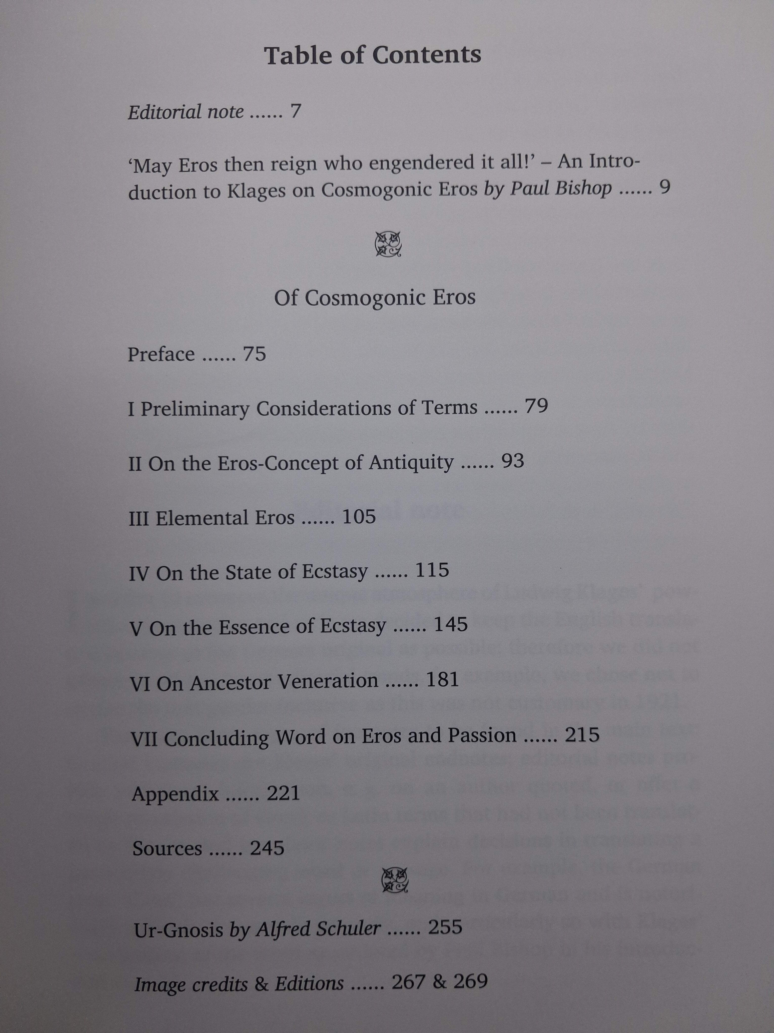 Of Cosmogonic Eros (2nd Edition)by Ludwig Klages